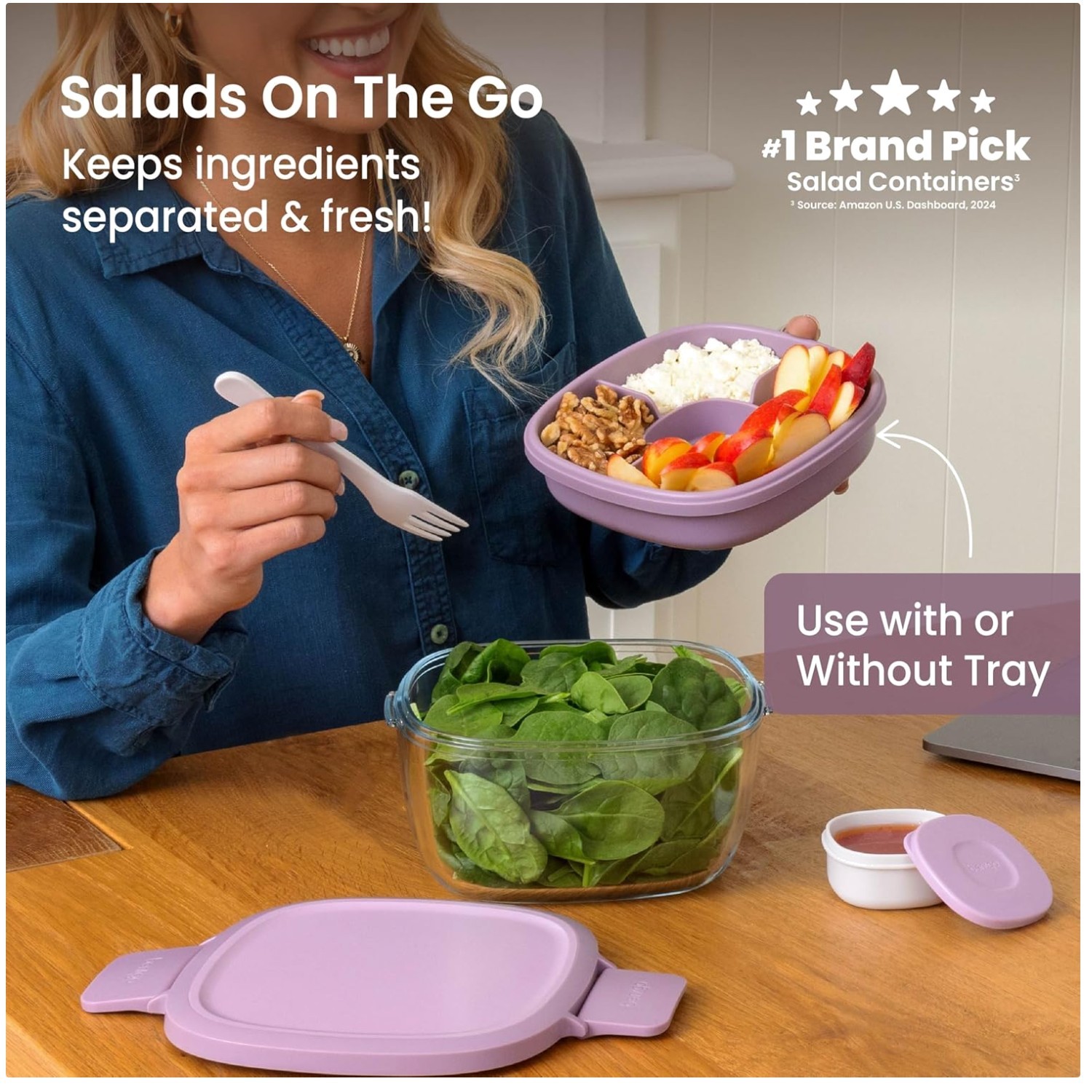 Portable Glass Meal Prep Container – BPA-Free