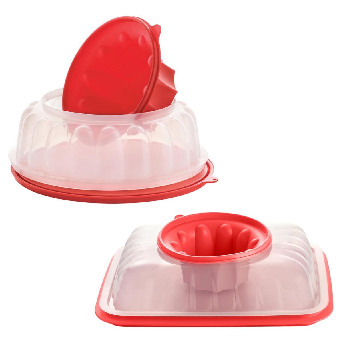 *Tupperware Multi-Layer and Round Gel Party Molds Set