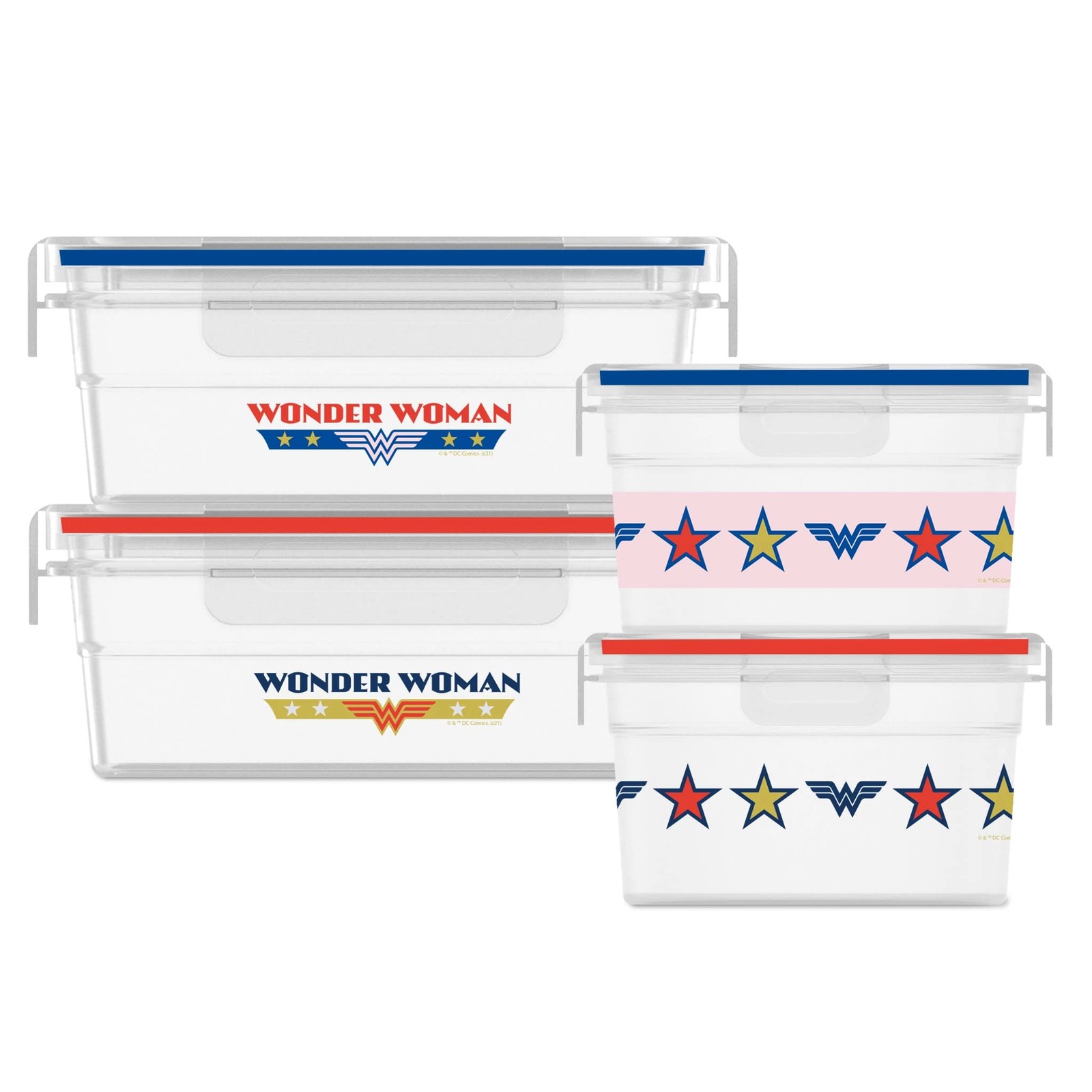 Snapware 8-Pc Plastic Food Storage Containers Set, 4.6-Cup & 3-Cup Meal Prep …