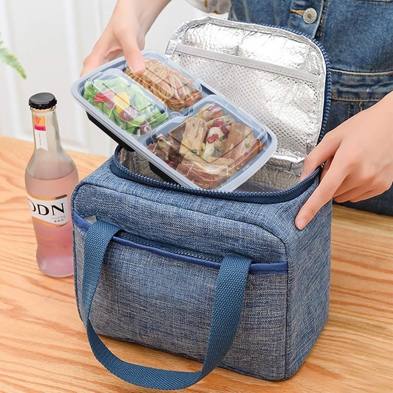 BPA Free Meal Prep Containers Microwave Safe Portion Control Stackable Bento Box