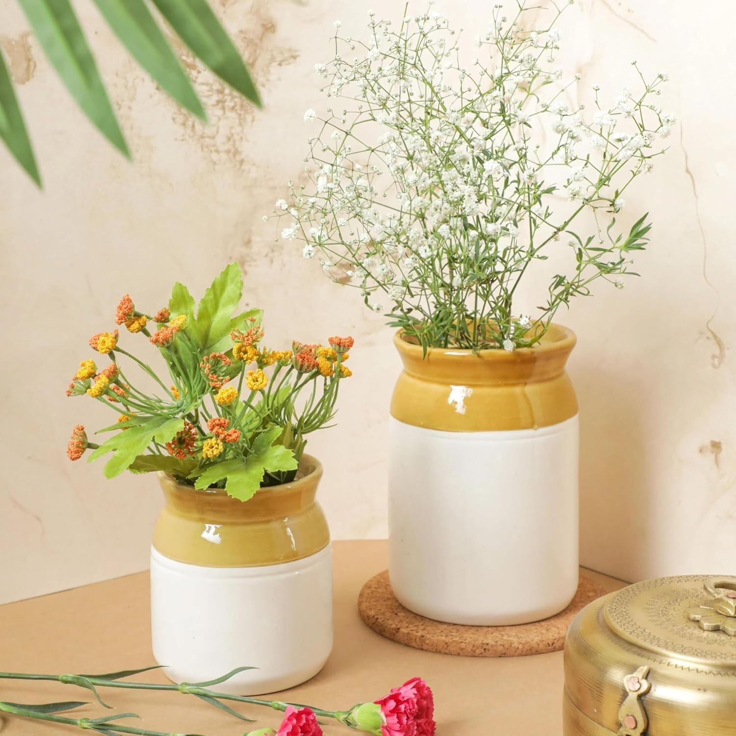 5″ Traditional Barni Jar | Ceramic Traditional Indian Pickle Containers Jar