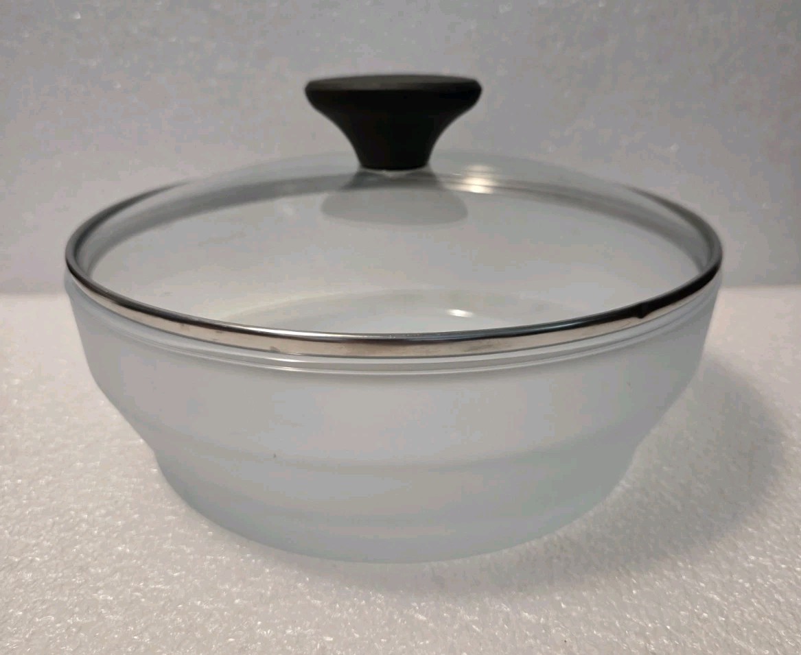 Anyday 8-Cup Microwave Cookware & Glass Container, Frosted Blue