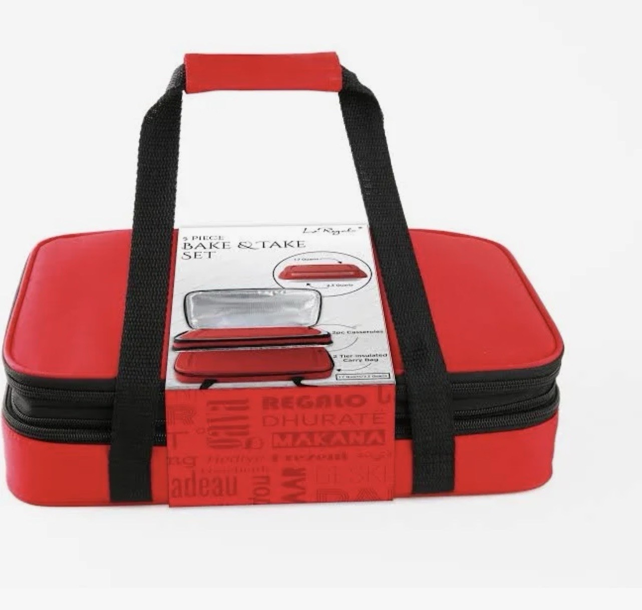 Le Regalo 5 Piece Bakeware And Take Set