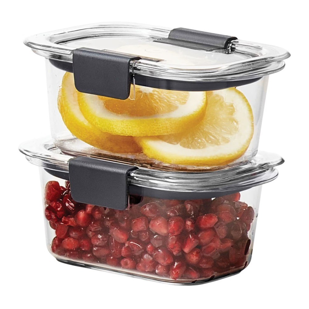 Stain-Proof Food Storage Container for Dry Goods and Bulk Ingredients Set of 2