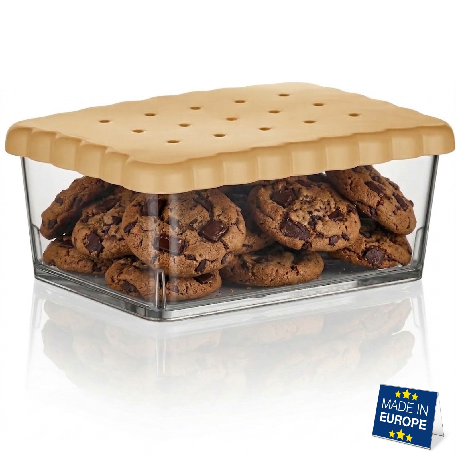 Hakan Food Storage Container, Cookie & Snack Holder, BPA-Free Pantry Box