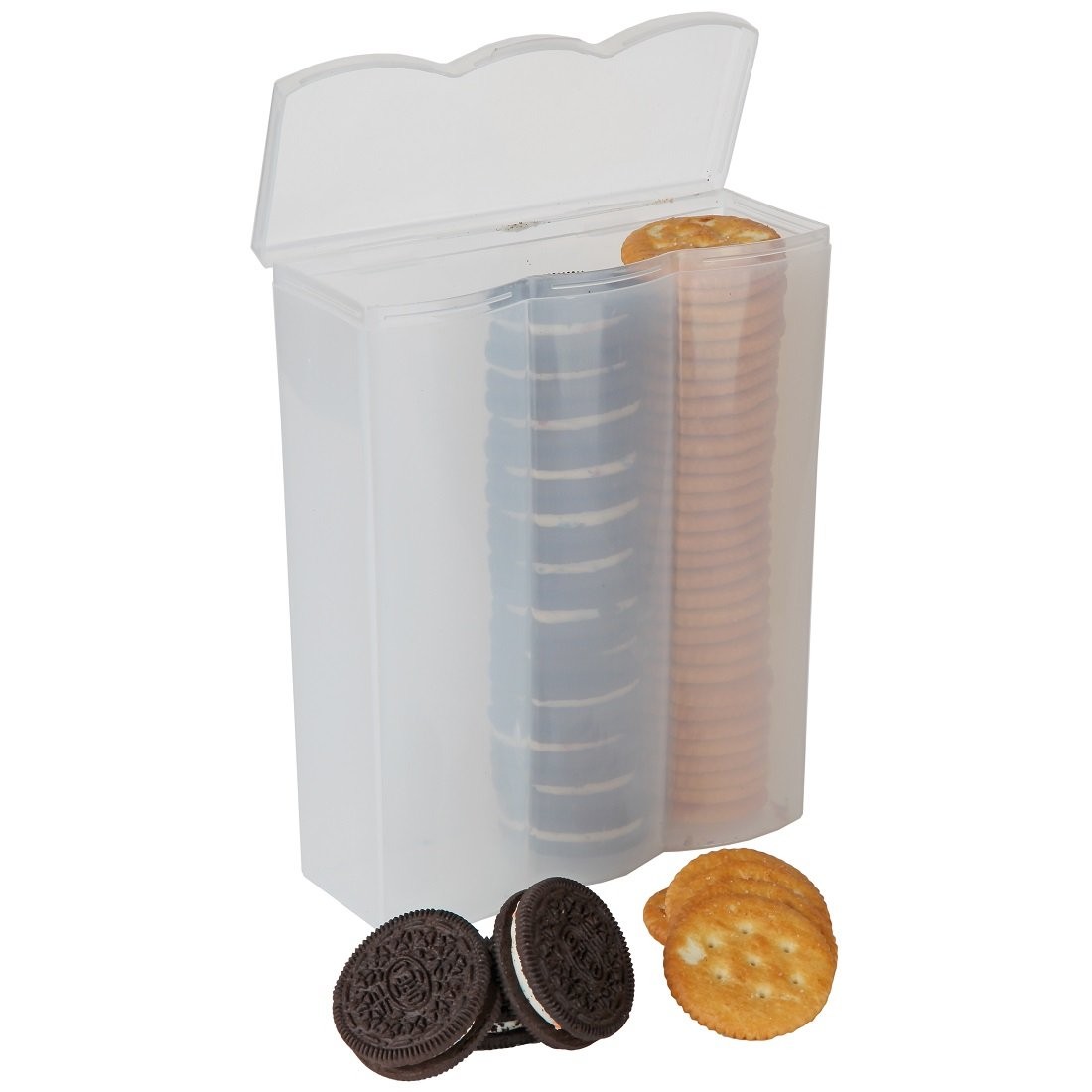 Home-X Convenient Cracker & 6 inches x 2.5 x 7.75 inches, translucent