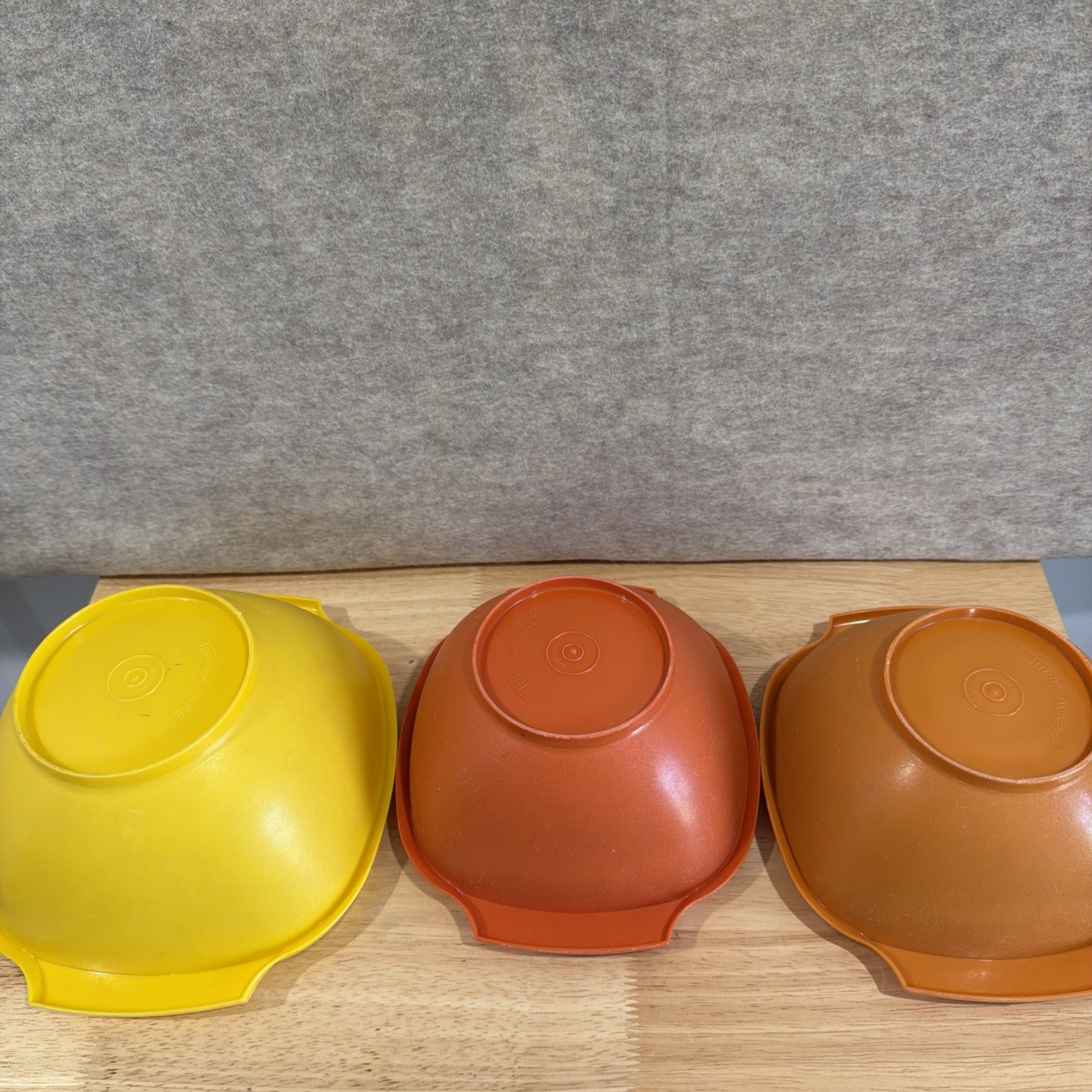 Vintage Lot Of Tupperware Storage Bowls #838-1, #838-7, 836-1 NO LIDS