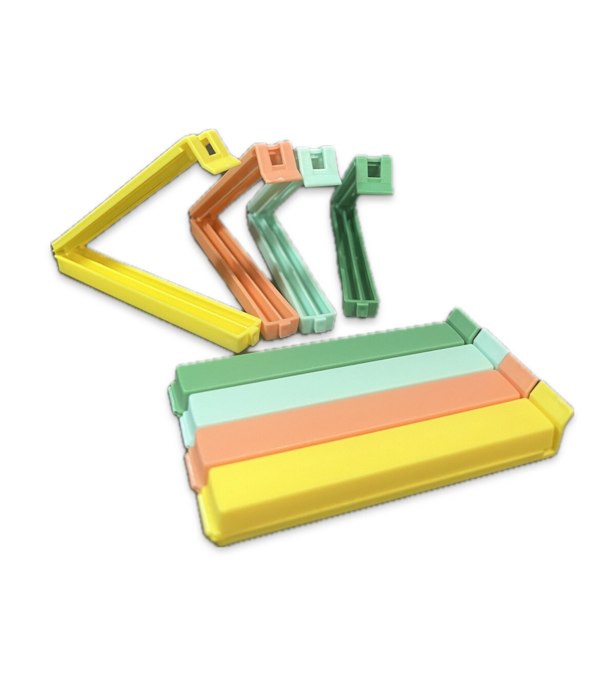 8PCS Kitchen Storage Food Snack 11cm Seal Bag Sealing Clip Sealer Clamp Plastic
