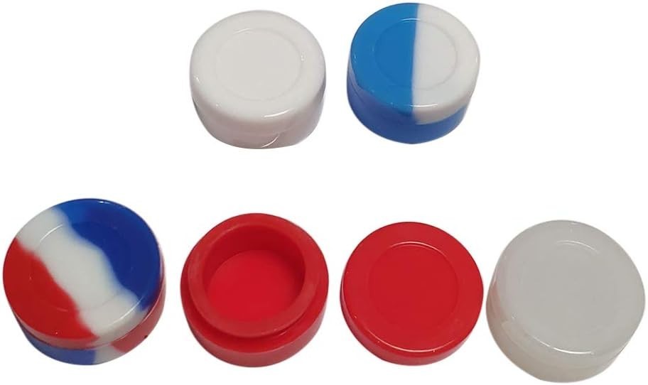 Lots Silicone Container Box 18 Colors 100Pcs