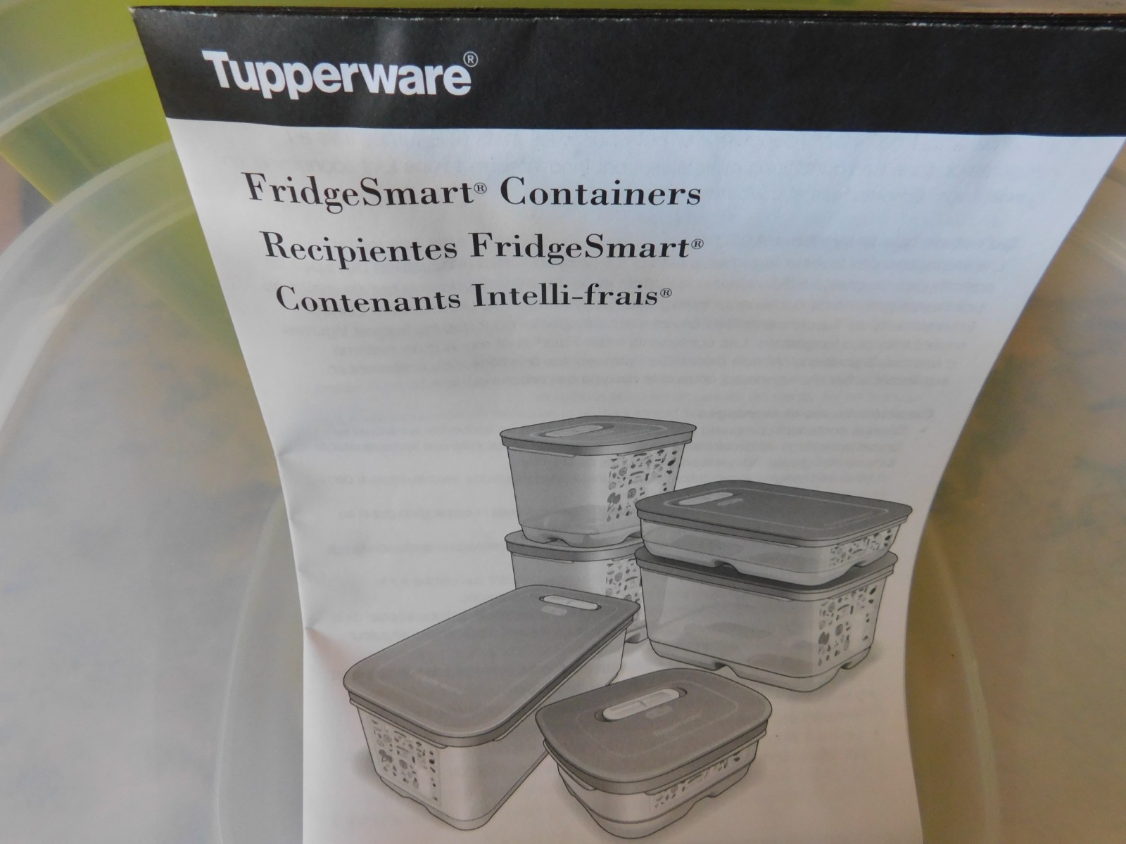 TUPPERWARE 2 Fridgesmart Small Deep 1-3/4 Qt Container Margarita Green 7286 7287