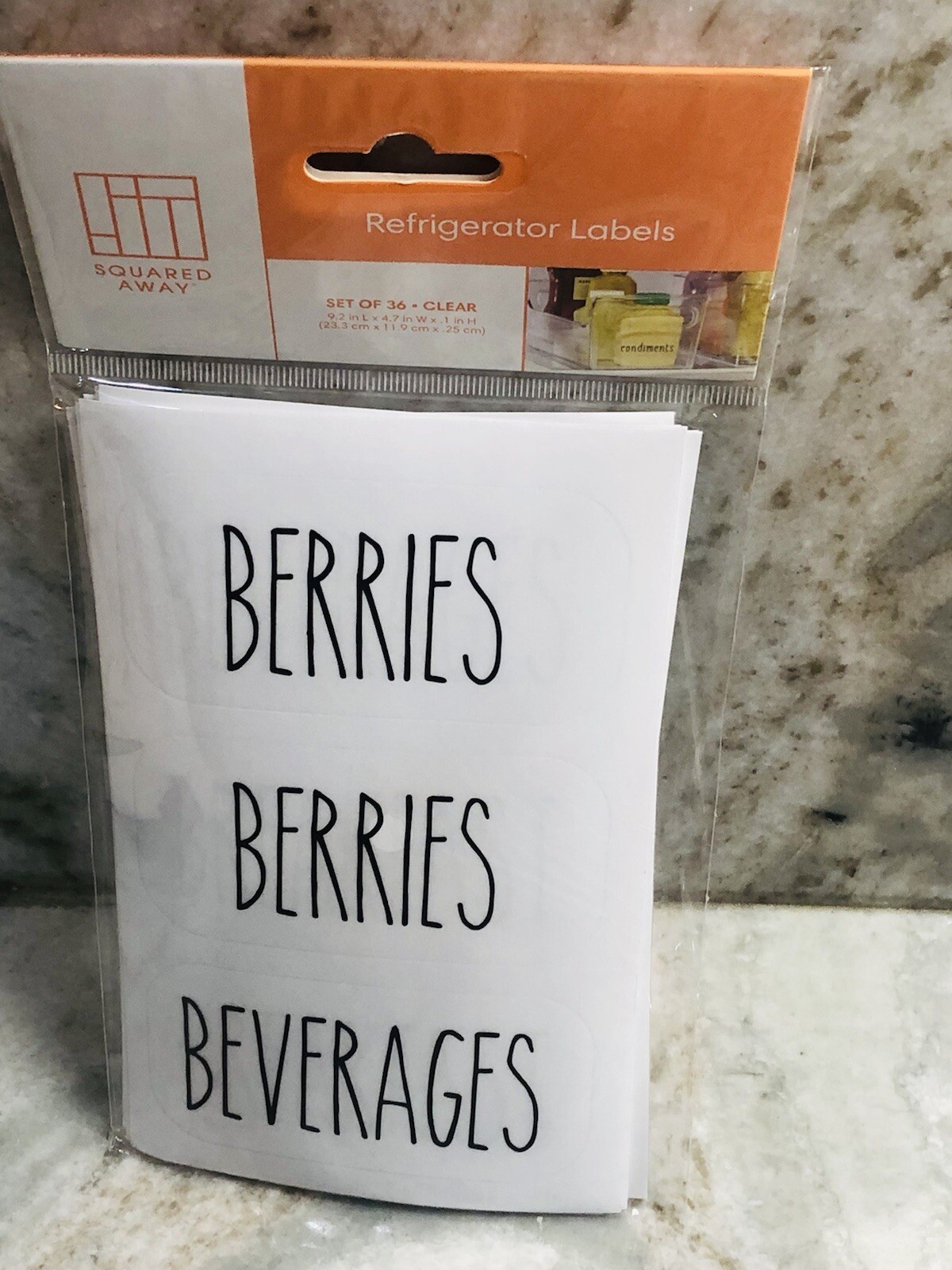 ShipN24Hours. New-Squared Away Refrigerator Levels 9.5” L X 4.7” W. Set of 36.
