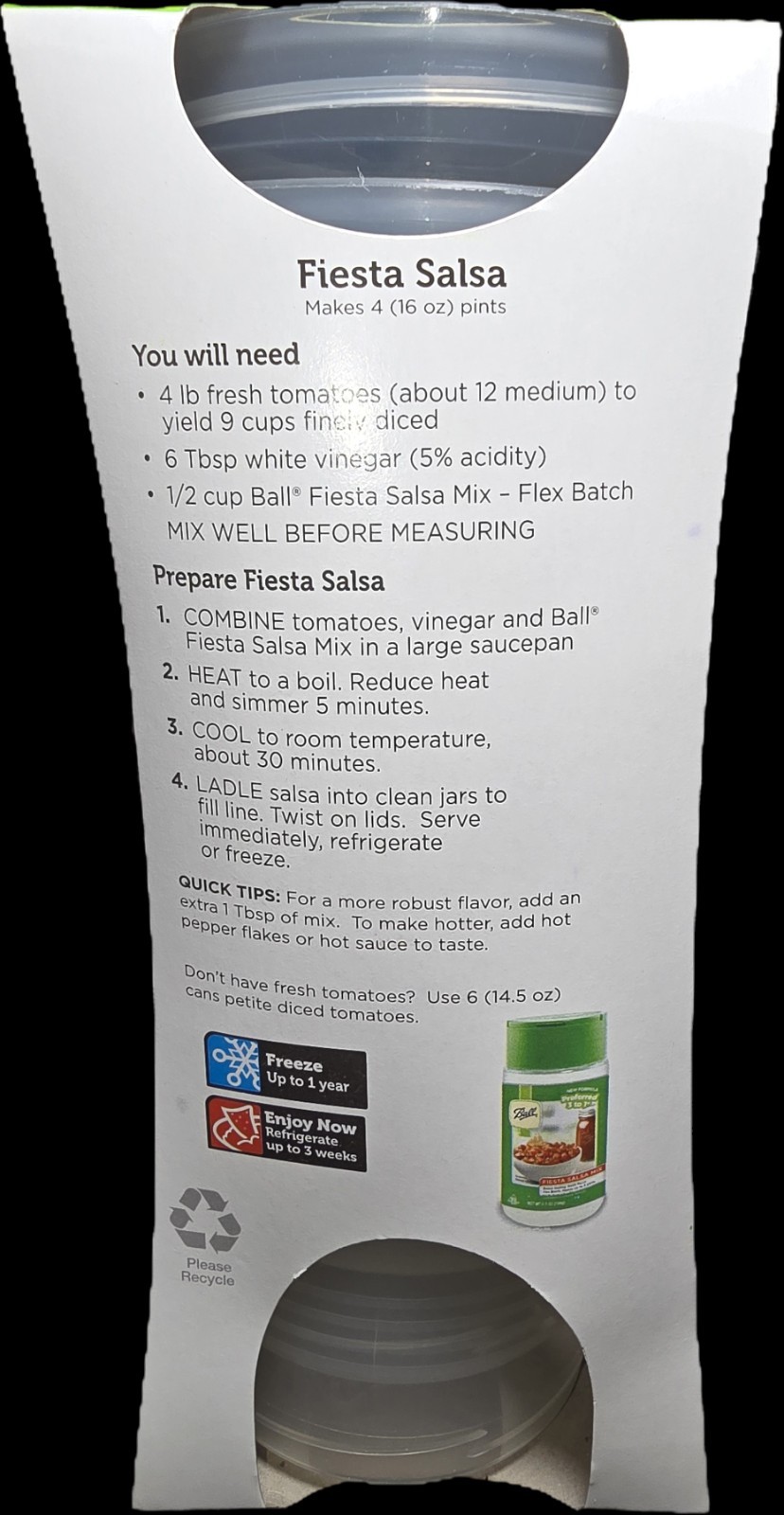 Lot Of 6 Ball Plastic Freezer Containers/Jars~2 Cup~Pint Size~16 oz NEW NO LIDS