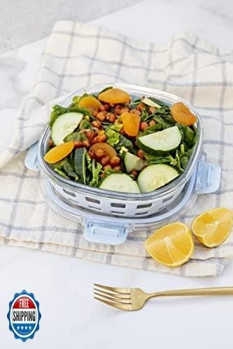 Ello DuraGlass Food Storage Glass Lunch Bowl Container – Meal Pre