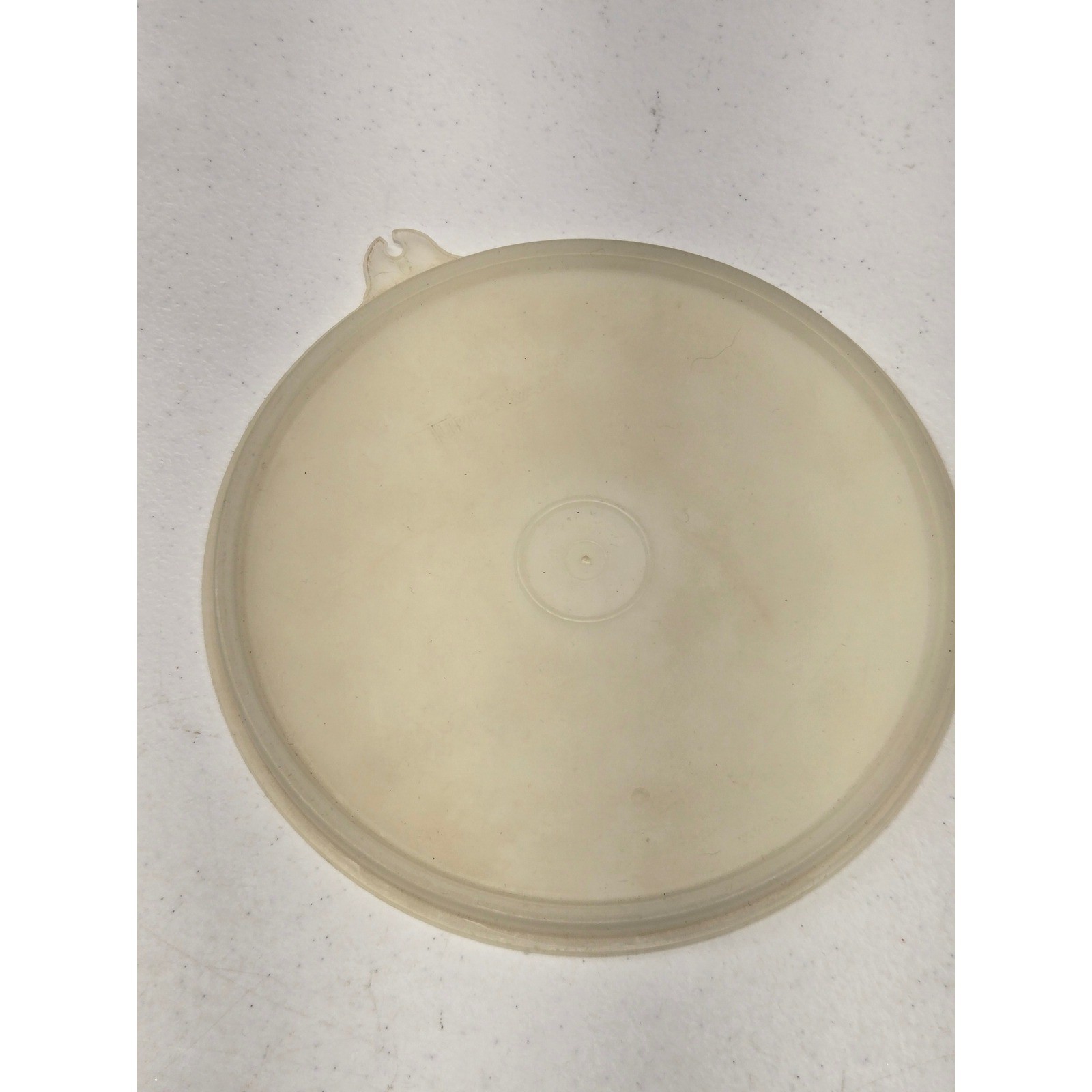 Tupperware Vintage Sheer White Round Replacement Lid Seal 227-3 6.5 Inch