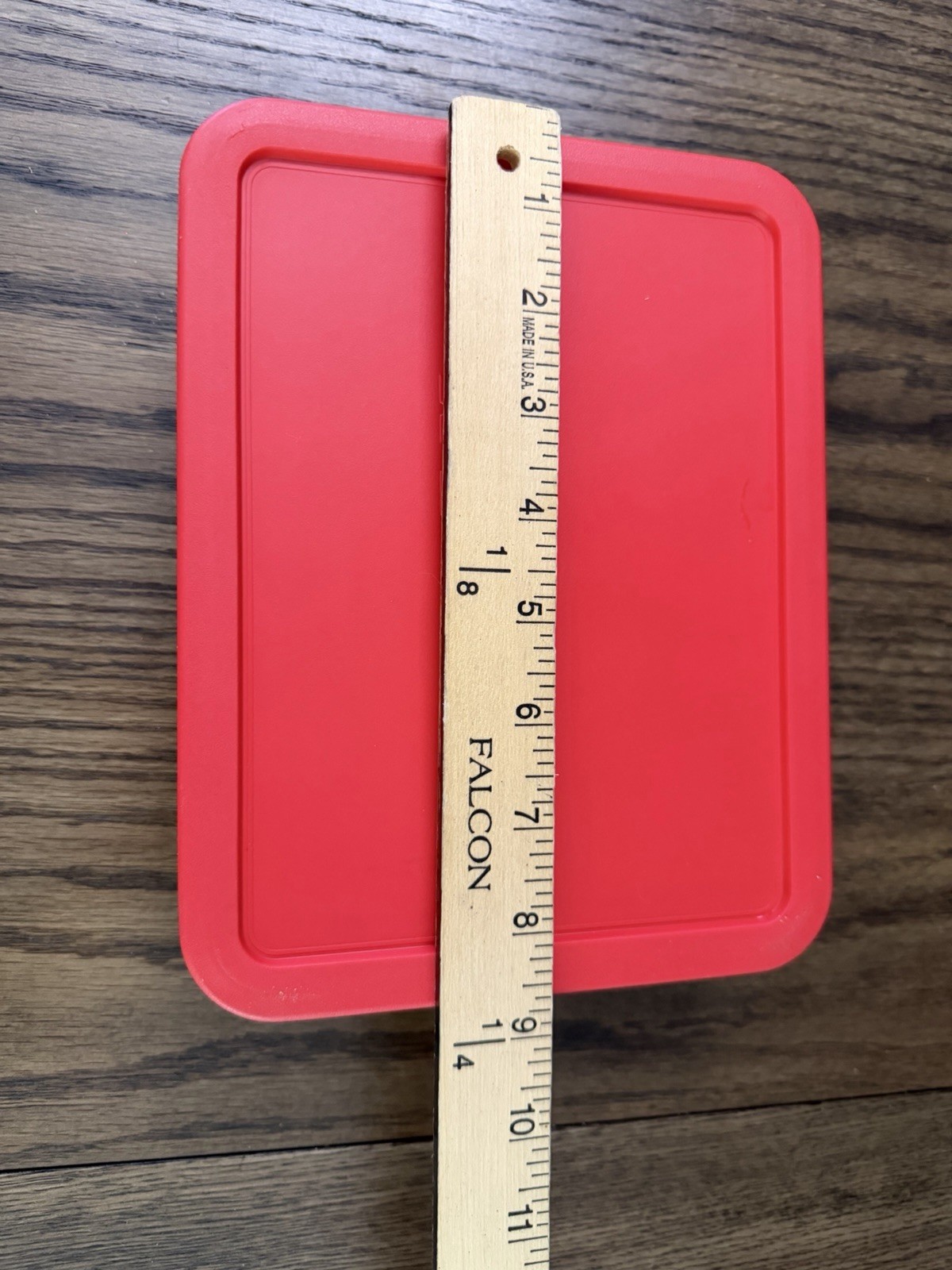 Pyrex 6 Cup/1.5L Rectangular Glass Food Storage Containers w/ Red Snap Lids x2
