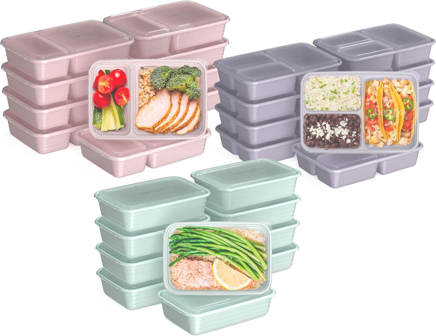 Bentgo Prep 60-Piece Meal Prep Kit Reusable PFAS & BPA-Free Food Containers
