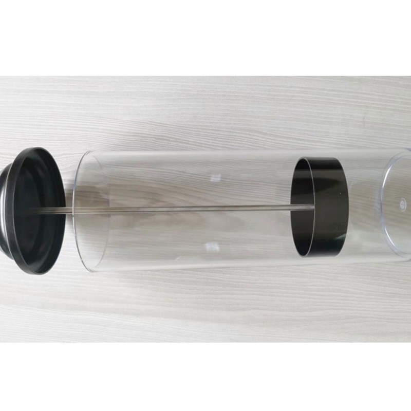 Plastic Straw Dispenser for Counter Dustproof Drinking Straw Organizer with Lid