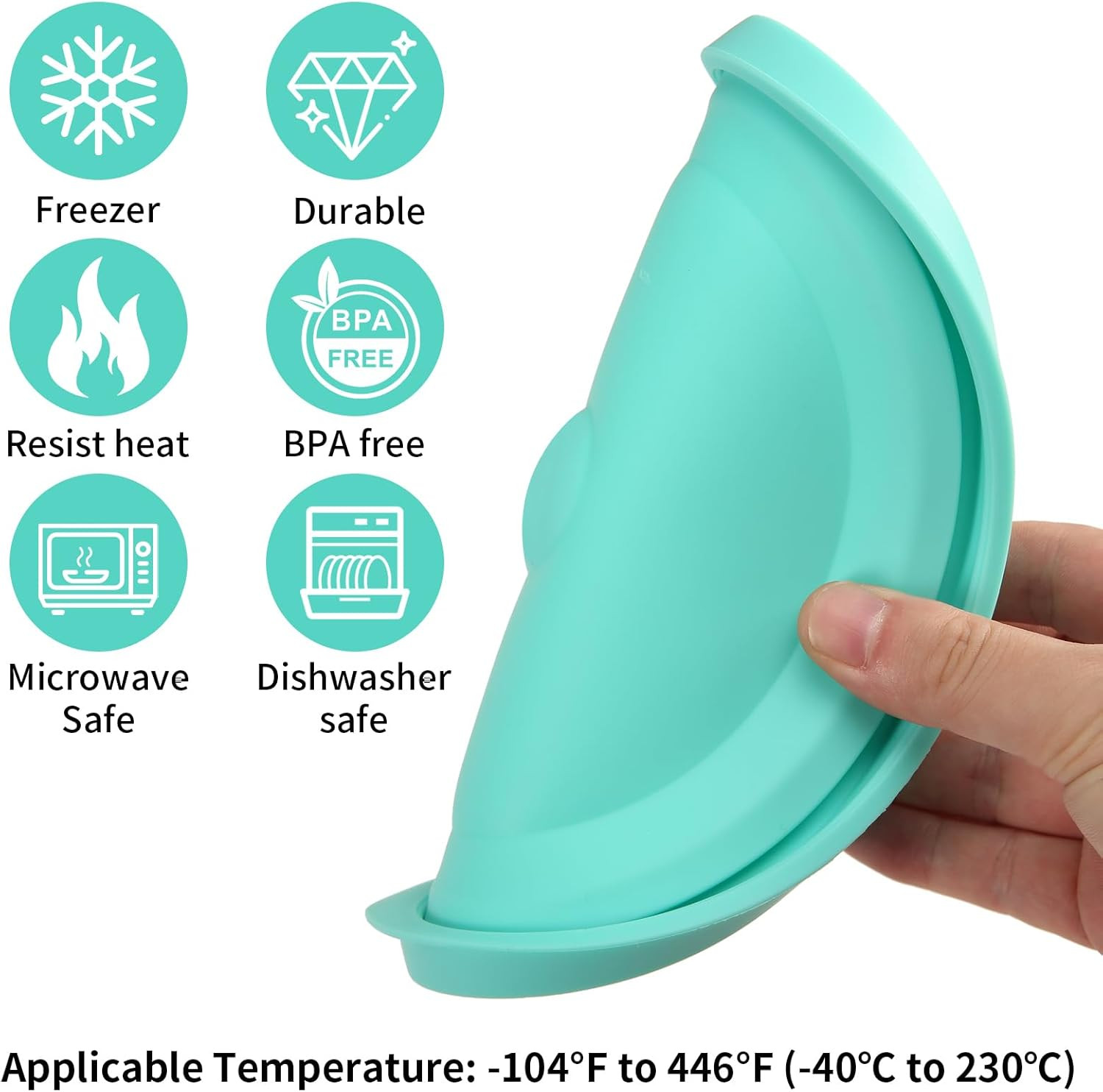 Replacement Lids for Pyrex 7202-PC 1 Cup, Silicone round Storage Cover Lid for A