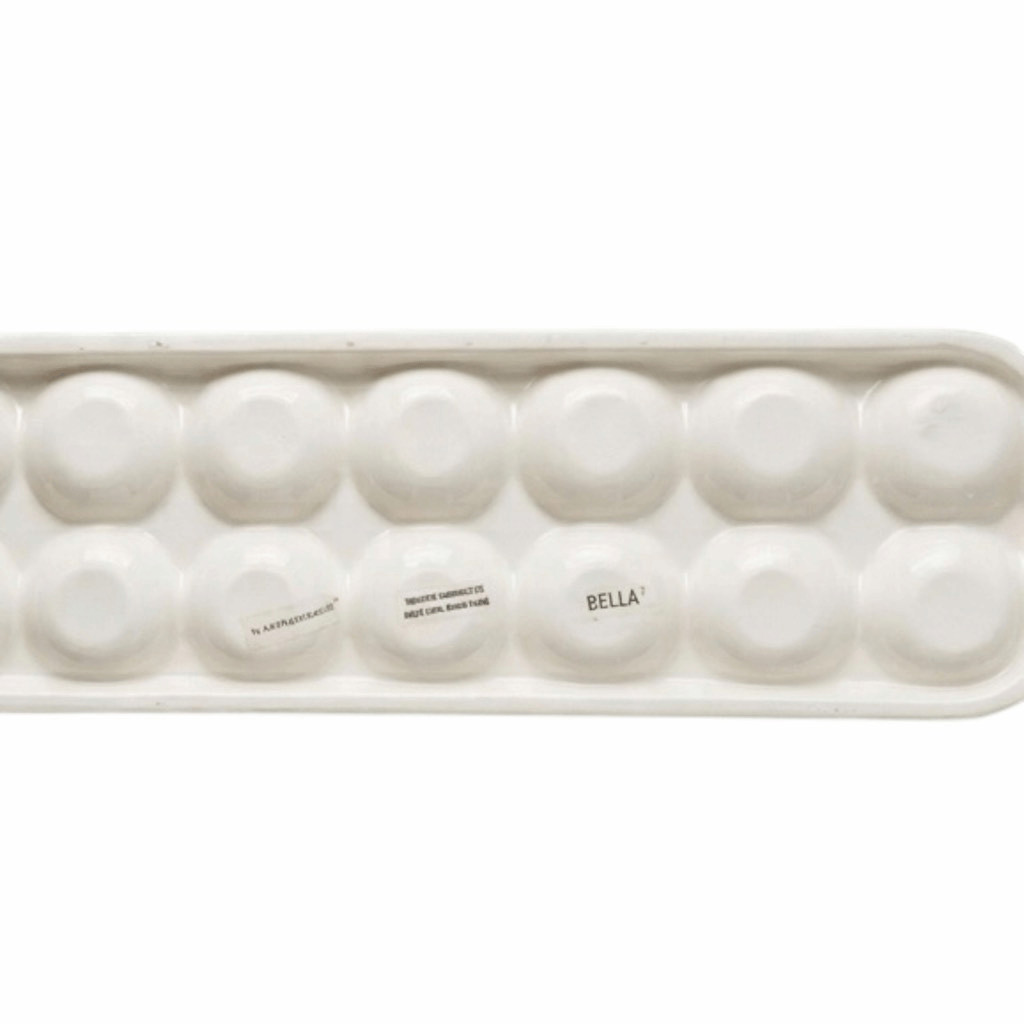 Anthropologie Nelda Egg Crate Ciao Bella Stoneware Egg Holder Tray NWT Retired