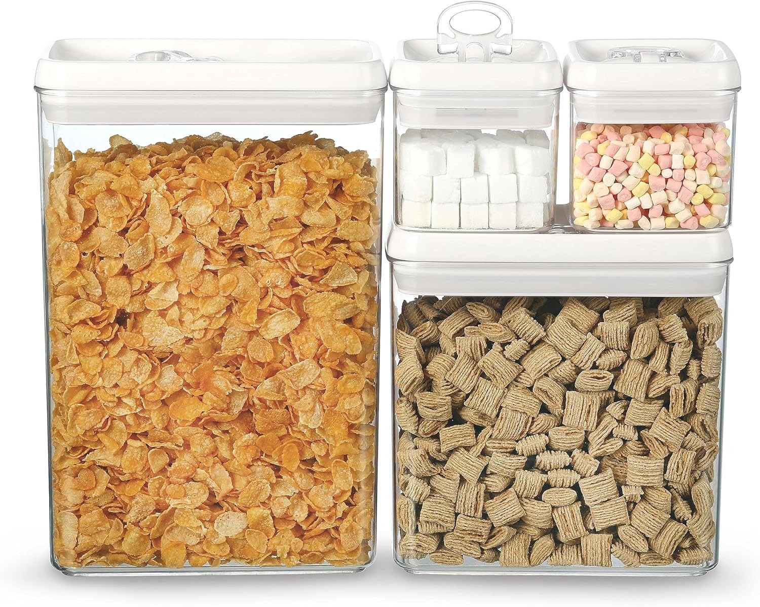 Flip Tite Storage Container W/ Lid 4″ RECTANGULAR Air Tight Ring Flip Top