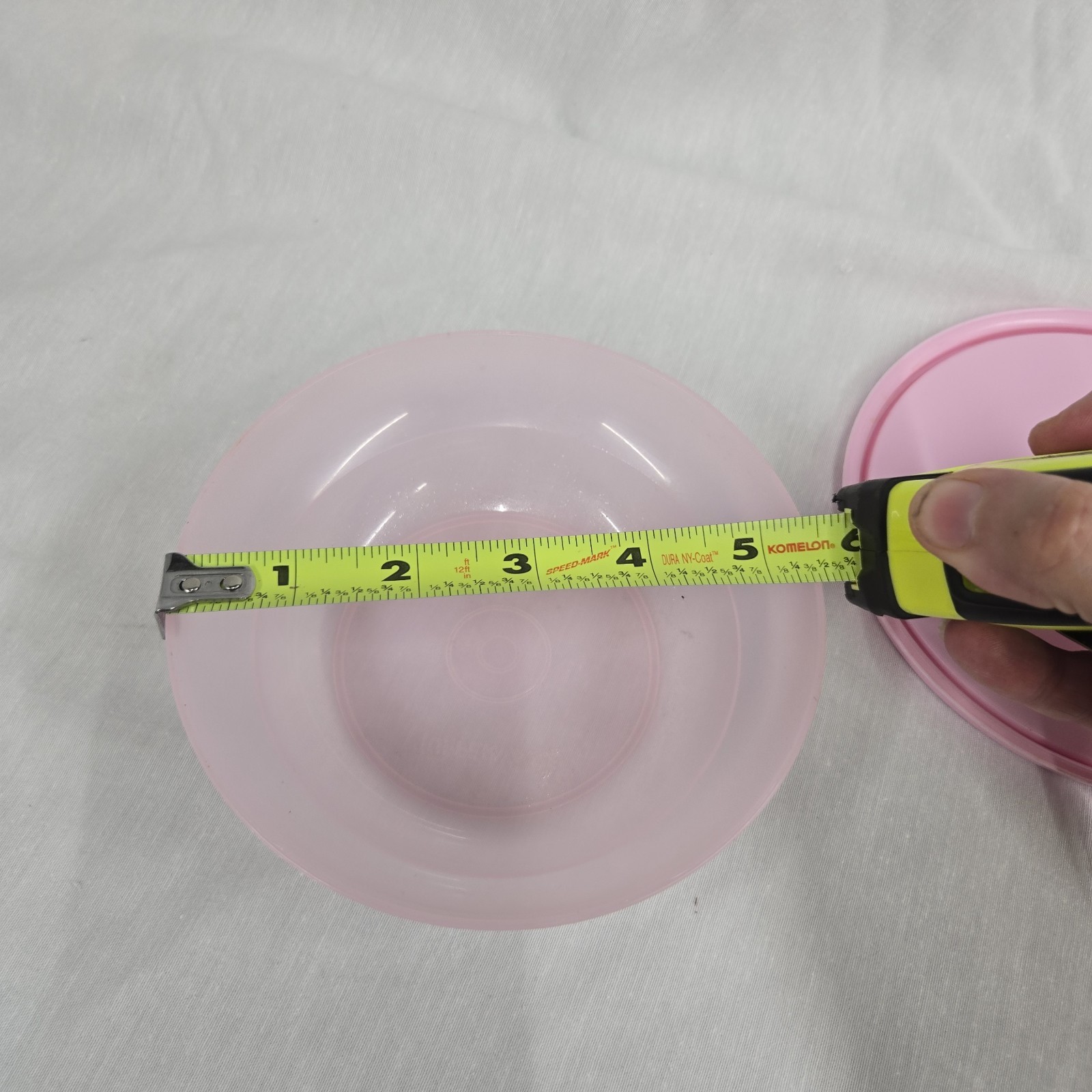 Tupperware Pink Round Plastic Bowl & Snap Lid Set, 7 oz (2-Piece)