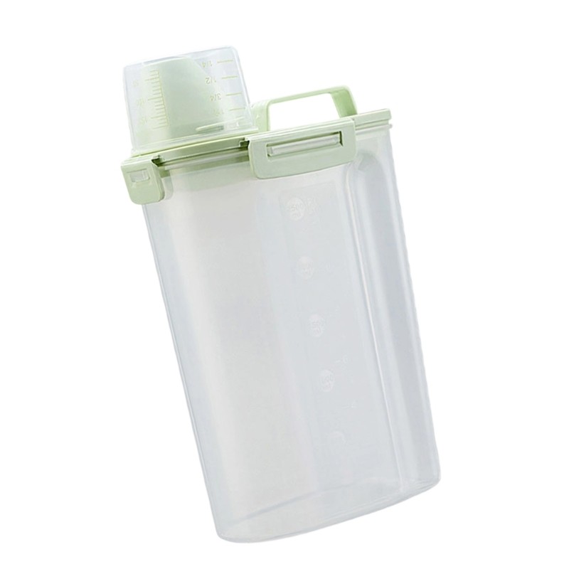 Convenient Transparent Pet Organizers Container For Storing Dry Treats