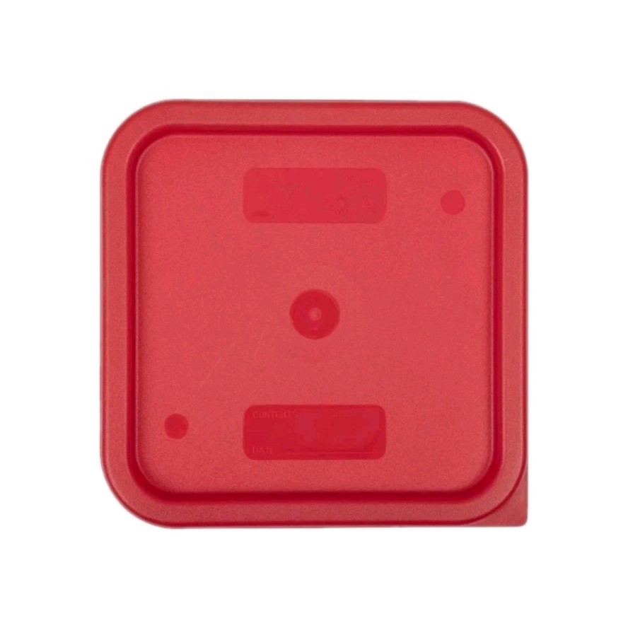 (6-Pack) Cambro Medium Polyethylene Square Lids for 6-qt. and 8-qt. Containers