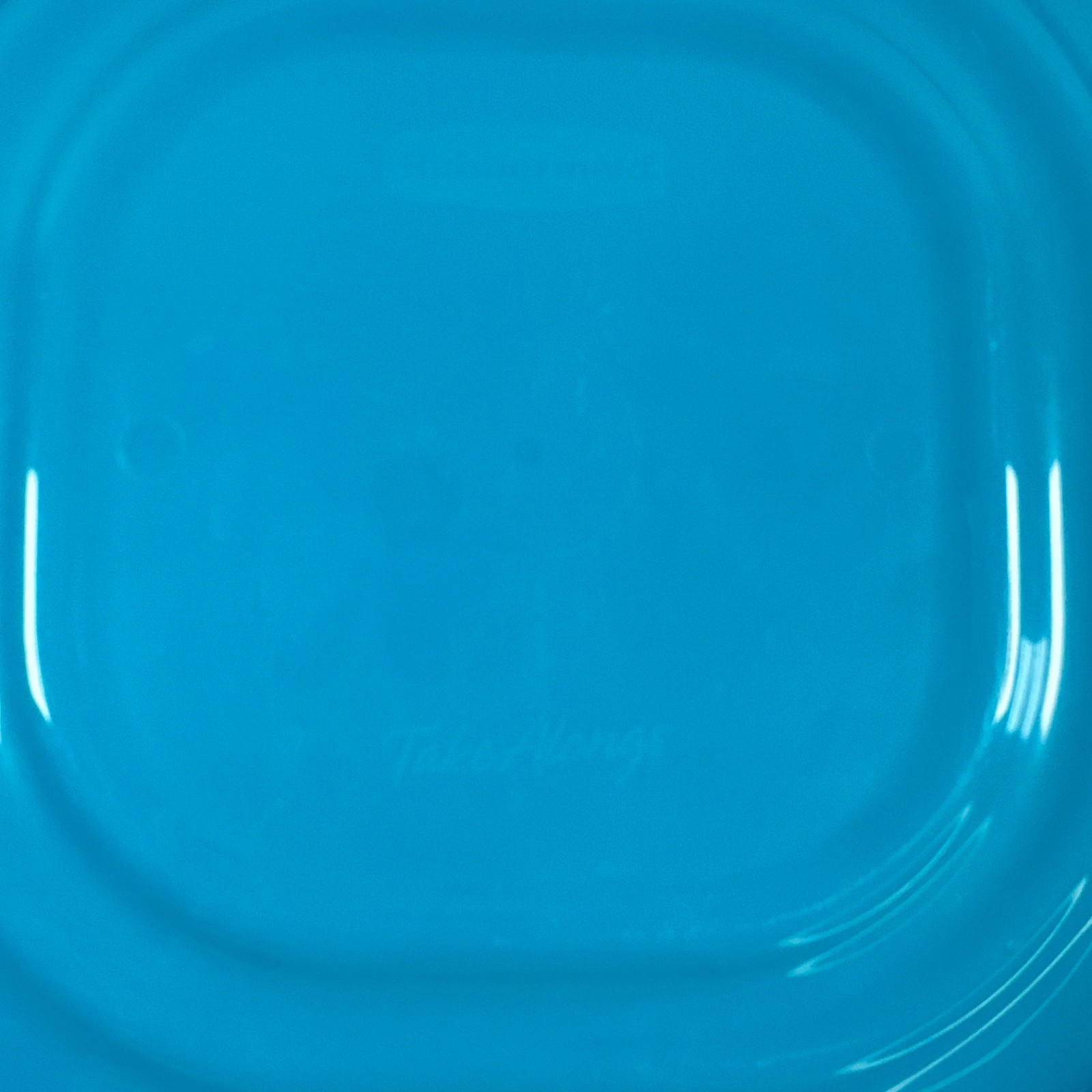 Large Rubbermaid TakeAlongs 11.7 Cups, 2.77 Liters, Blue Snap On Lid, 2K47 1
