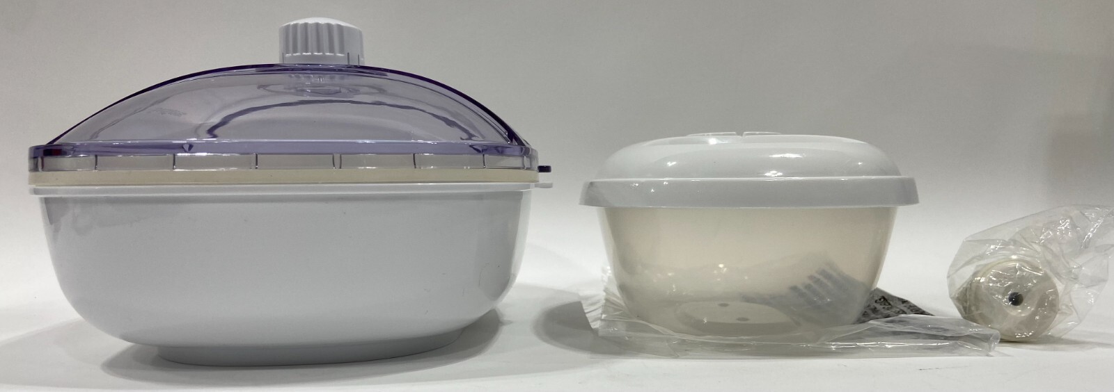 Lot of FoodSaver 2.25 Quart Quick Marinade Canister + Lunch Leftover Container