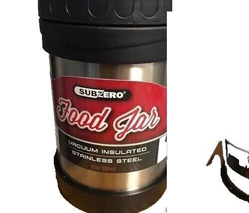 Stainless Steel 12 oz. Food Jar with Screw Top BPA Free