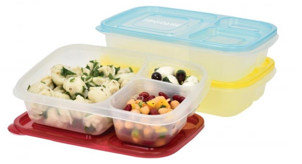 Fridgemate™ Three Section Food Containe (3 Pack)