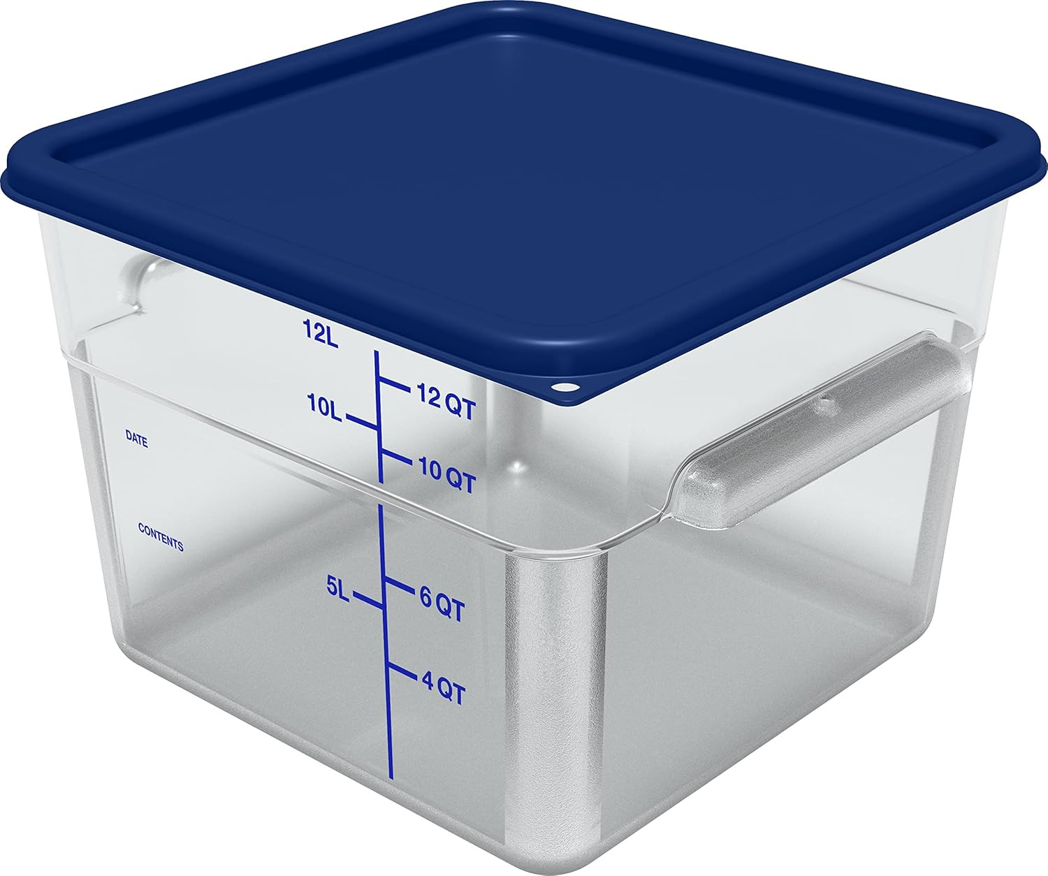 Stackable 12Qt Clear Food Storage Containers – Pack of 3 for Catering & Buffets