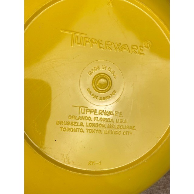 Orange Harvest Colors Tupperware Mixing Serving Bowls 4 Pc. Replacements No Lid