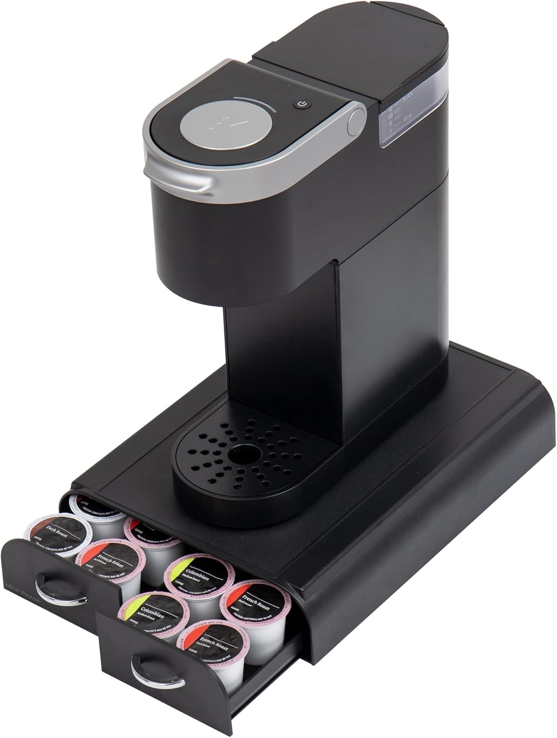 Mind Reader Single Serve Pod 24 Capacity compatible with Mini Machine, Black