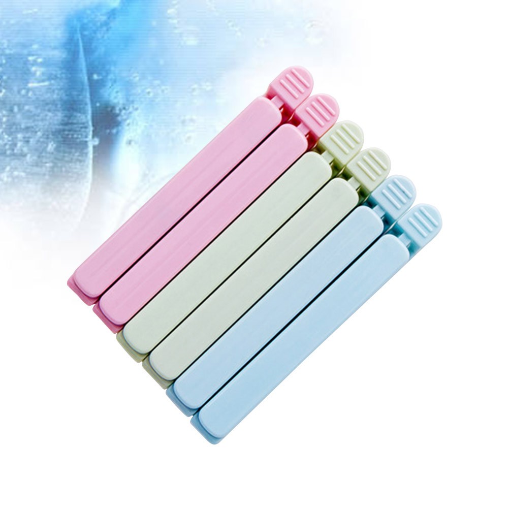 15Pcs Plastic Food Sealer Clip Assorted Color Clamp for Freshness Preservation