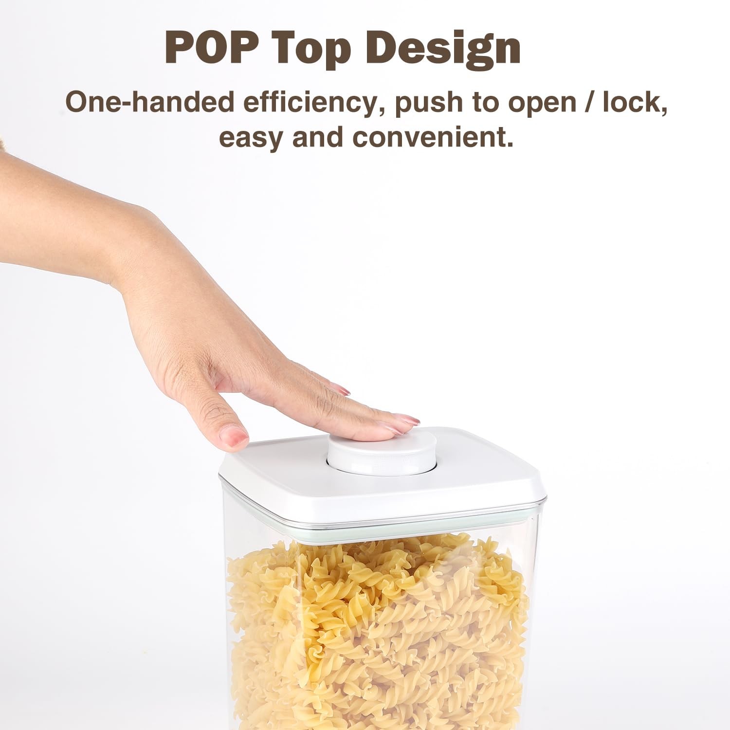 12 Pcs Pop Food Storage Containers Airtight Food Storage Containers Set with …