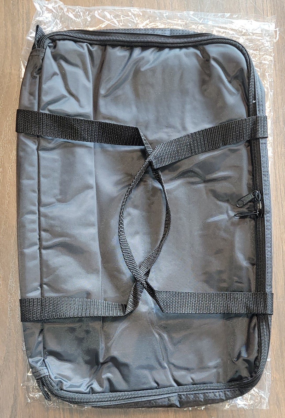 🚨 NEW Black Insulated Casserole Carrier Bag 10x16x2 w/ Handles Hot Cold Food