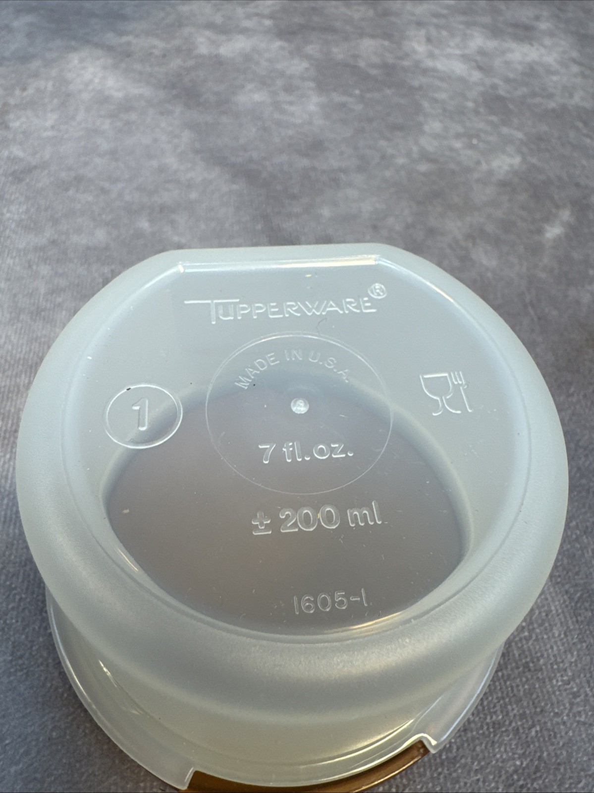Tupperware Modular Mates Round #1 Set of 4 Containers #1605 w/ Seals #1607 NEW