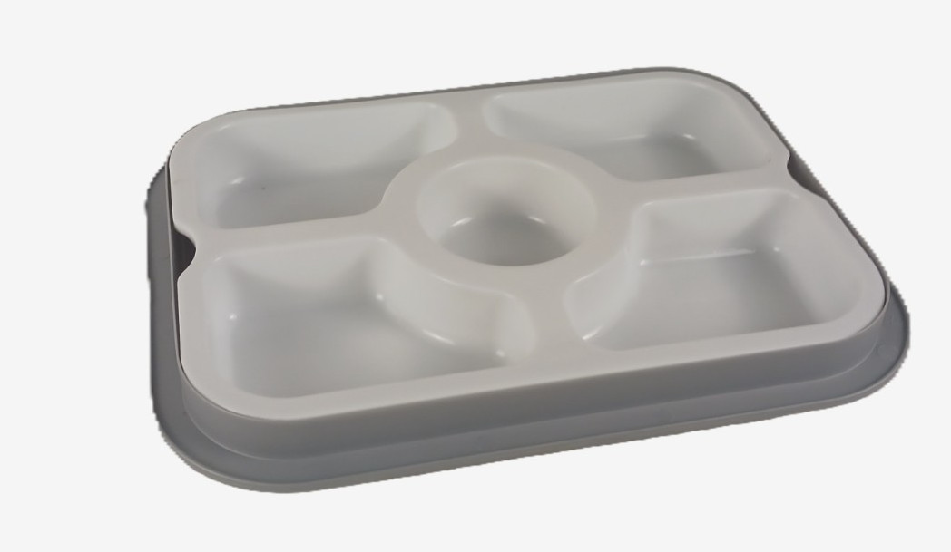 Rectangular Cake/Cupcake Carrier/Keeper – Relish Tray/Carrier, 2 sets