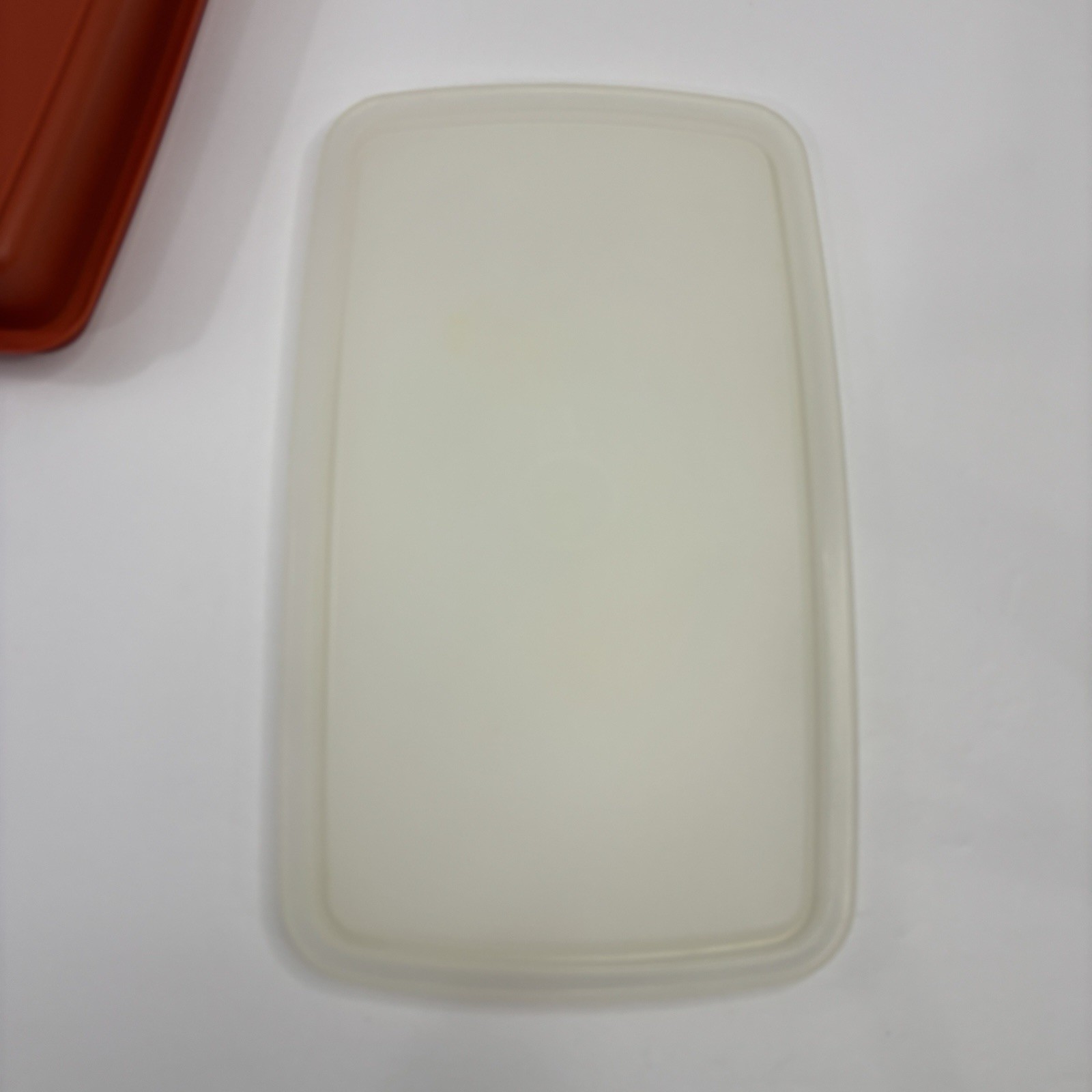 Tupperware 816 Deli Keeper Storage Container with Lid Paprika Orange