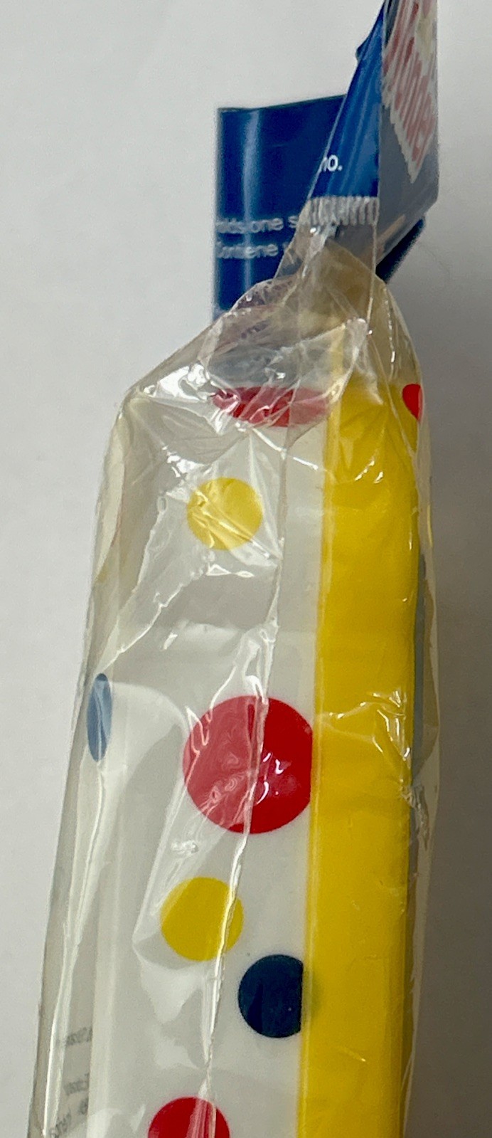 RARE Vtg YELLOW Wonder Calif Bread Plastic Container Polka Dots Sandwich Storage