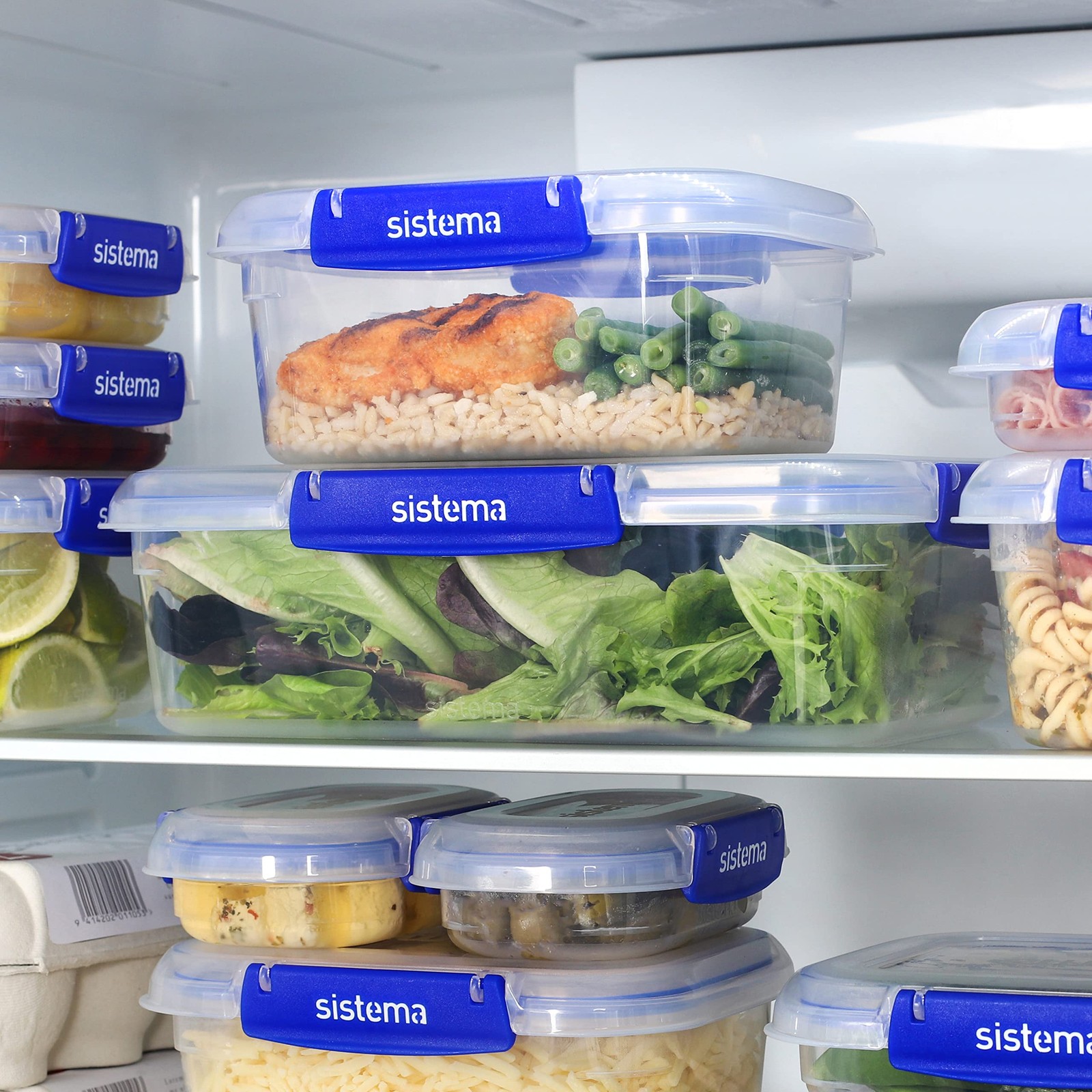 KLIP IT PLUS Leakproof Food Storage Containers | 1 L | Airtight & Stackable M…