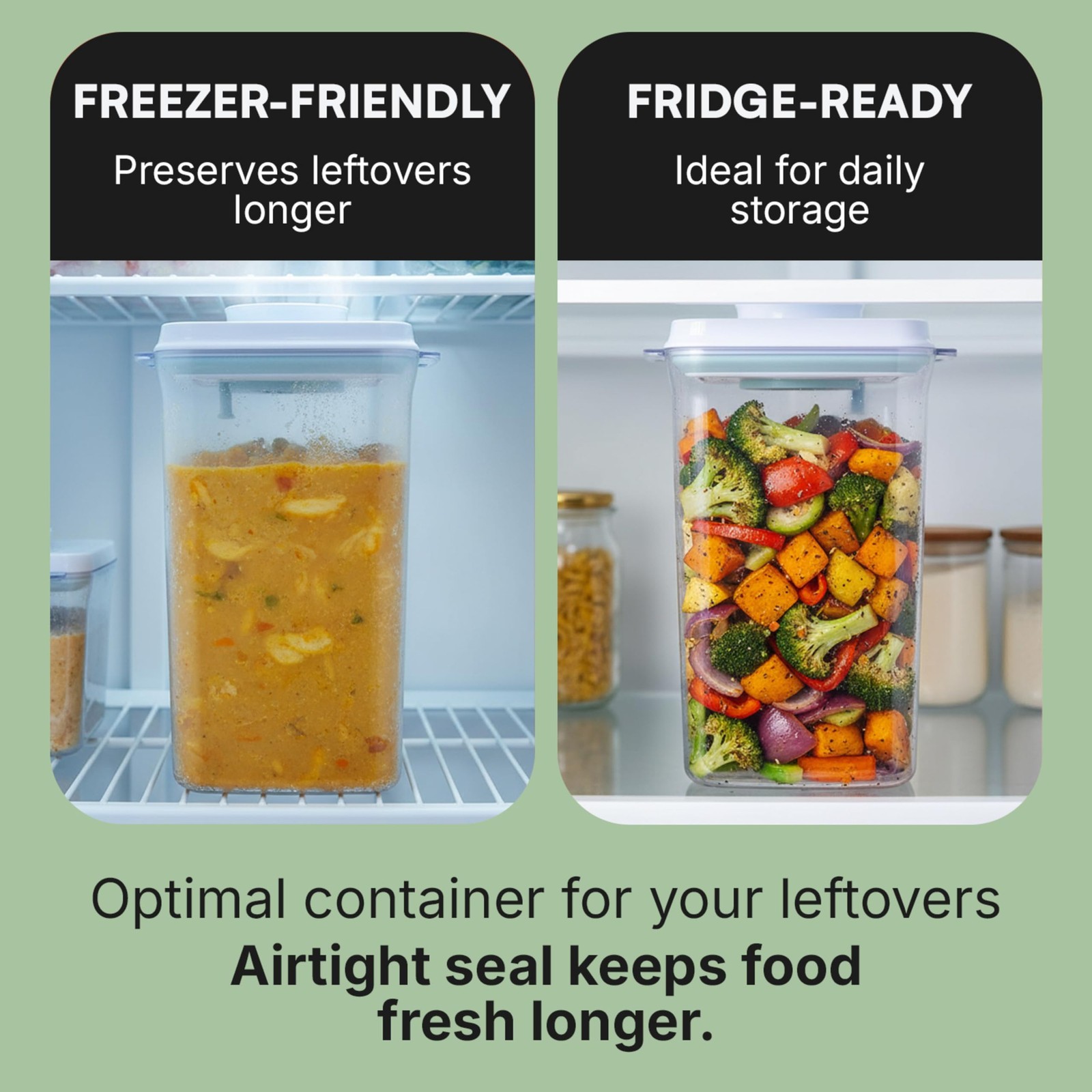 Bop Top Airtight Food Storage Containers with Lid 16.5 Cups / 135 oz | Kitche…