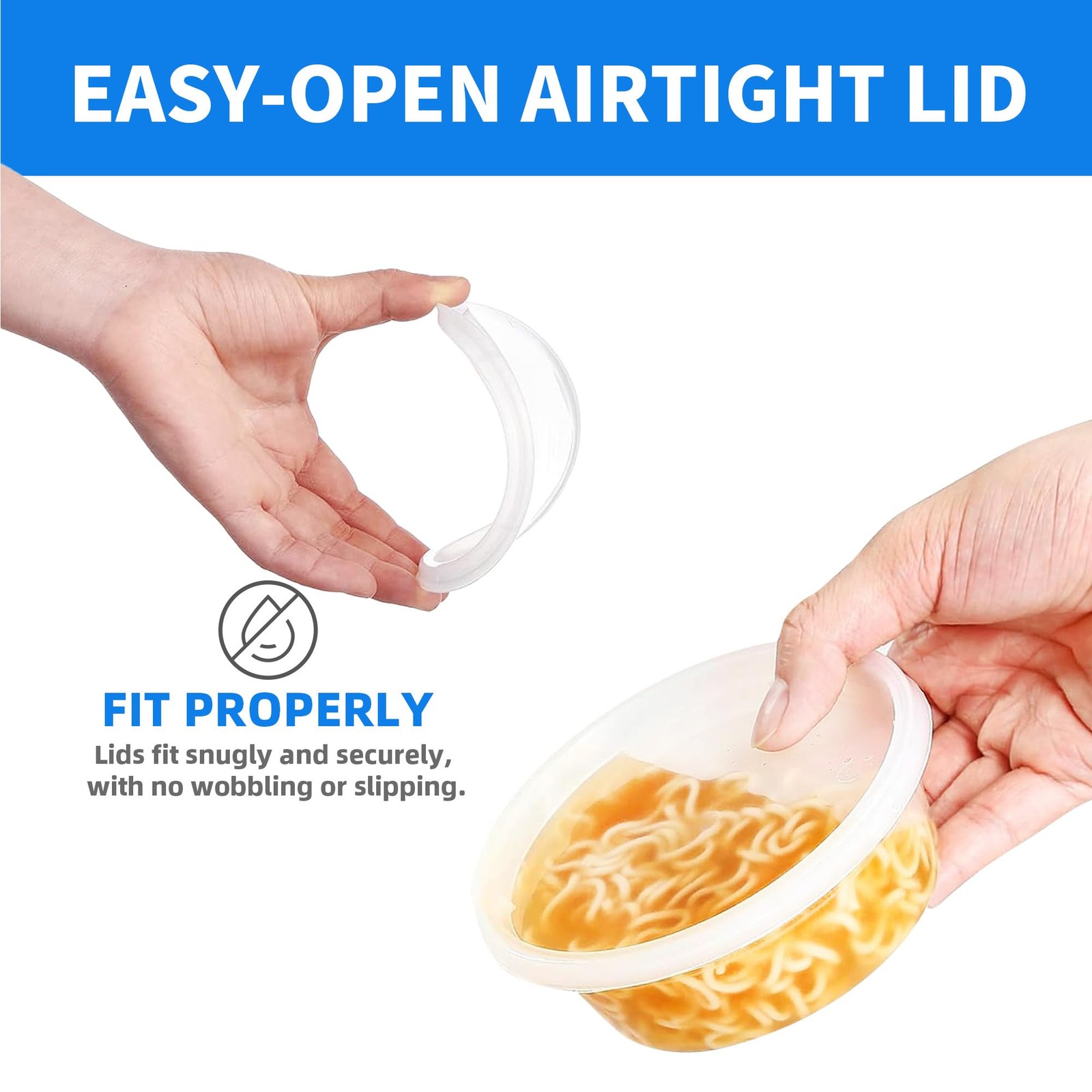 APSIC Plastic Deli Containers with Lids, 48 Sets 8oz Leakproof Soup Storage C…