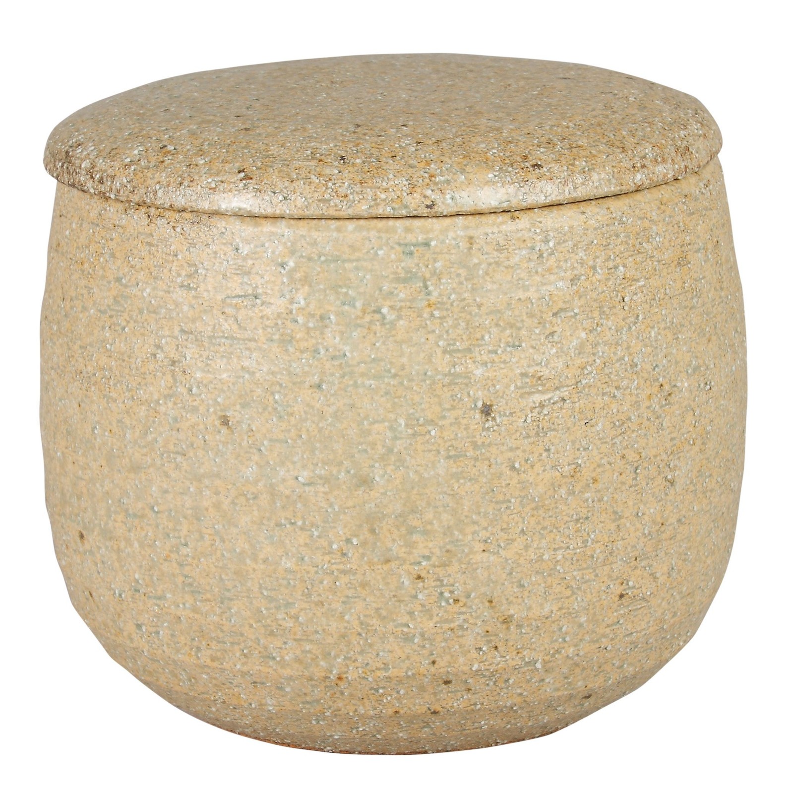 Ohitsu Rice Pot Ash Glaze 11-01 Iga Ware Japan