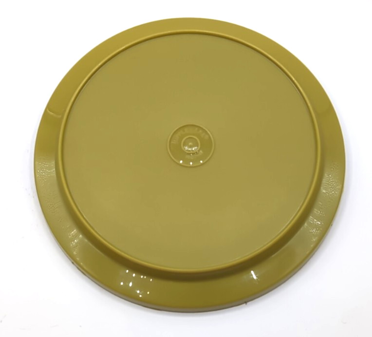6 7/8″ #1207-47 Olive Green Lid for Seal N Serve Bowl Tupperware