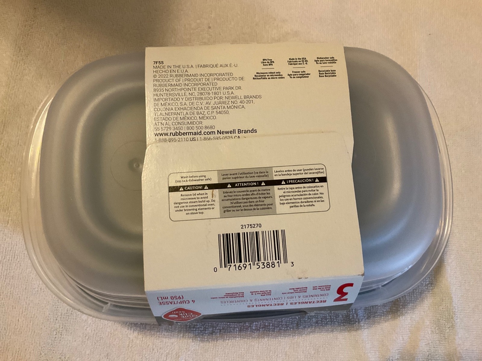Rubbermaid Take Alongs Green FOUR 2.9 Cup THREE 4 Cup FOUR 5.2 Cup BRAND NEW