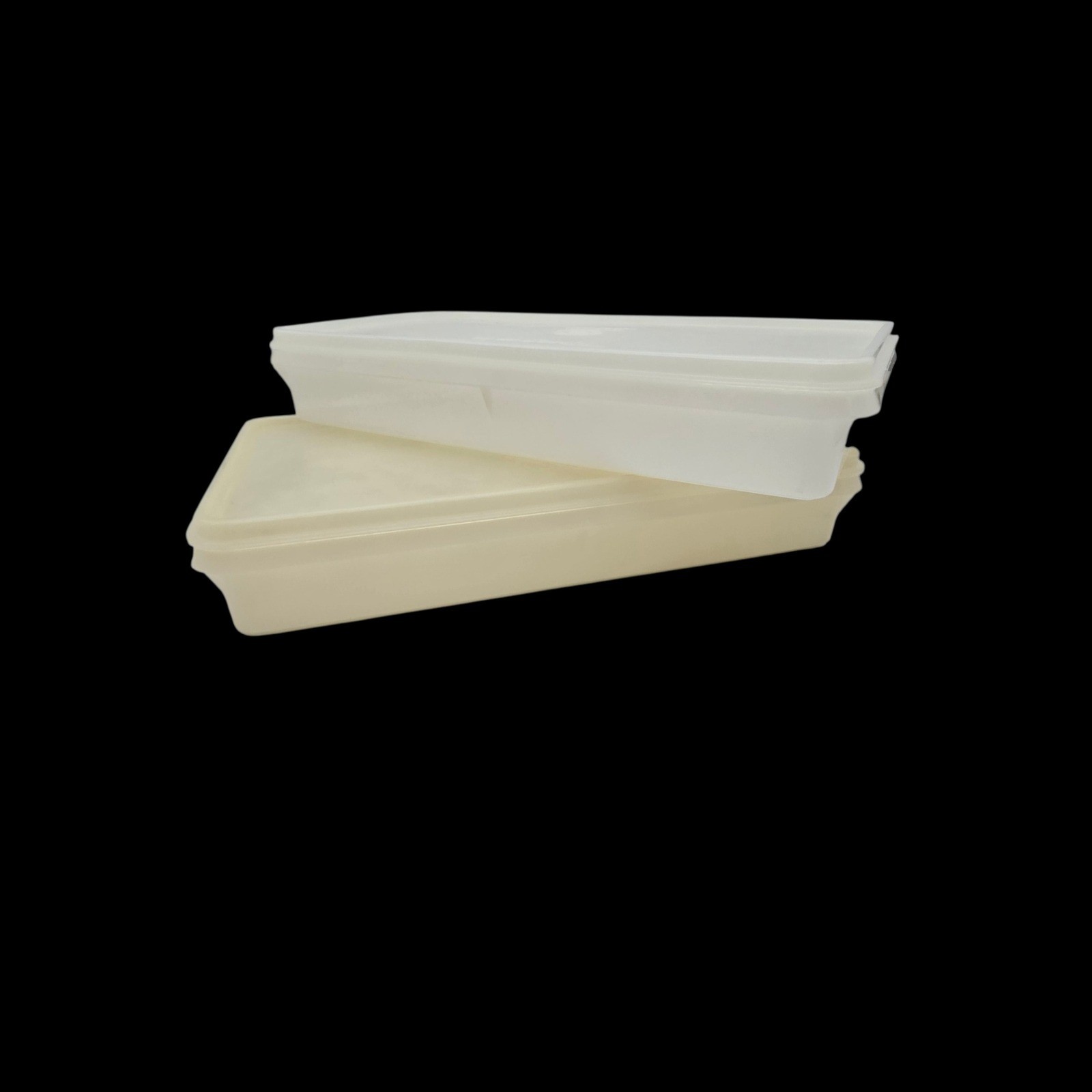Tupperware Food Storage Containers Rectangular Vintage MCM Grannycore Retro