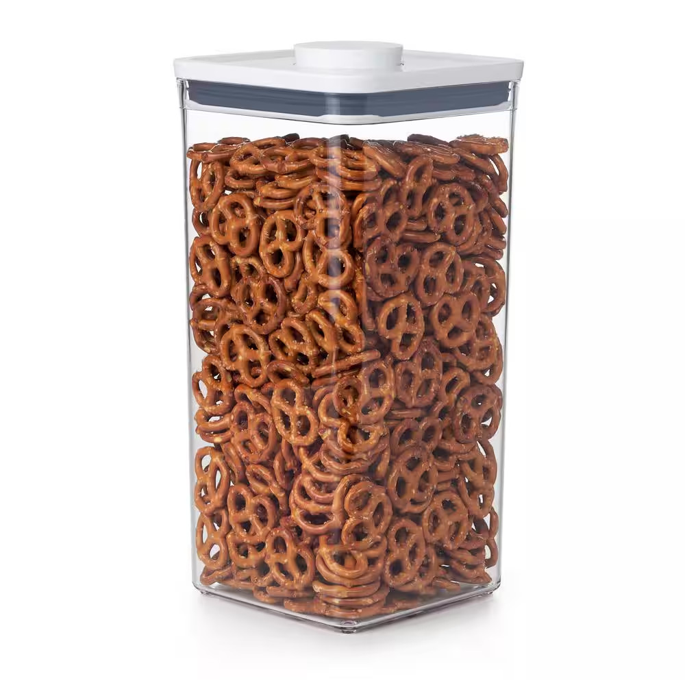 Good Grips 6.0 Qt. Big Square Tall POP Food Storage Container with Airtight Lid