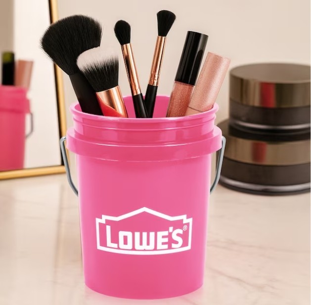 Lowe’s Mini Buckets & Tote, Lids x 3, BPA-Free Plastic Storage Pail, Gifts